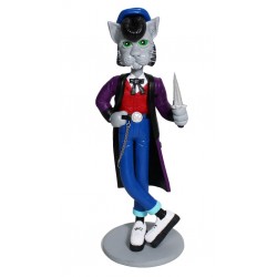 Rockabilly Cat (blue cap)