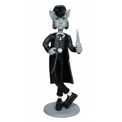 Rockabilly Cat  (gris foncé)