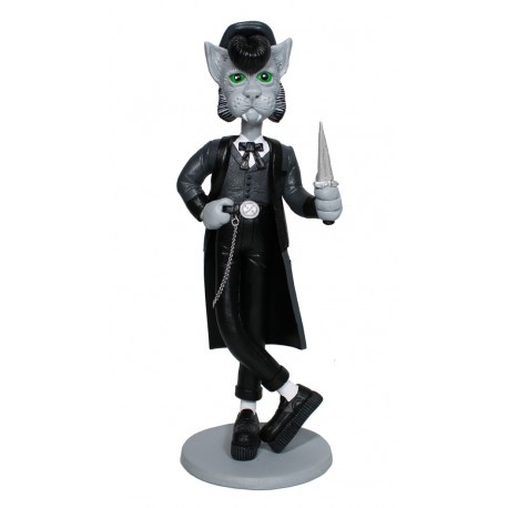 Rockabilly Cat (dark gray)