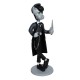 Rockabilly Cat (dark gray)